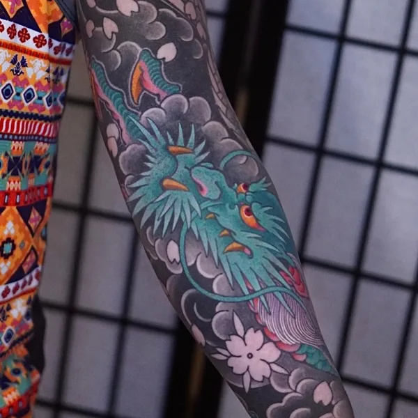 Ориентал tattoo by baki_ots in San Diego