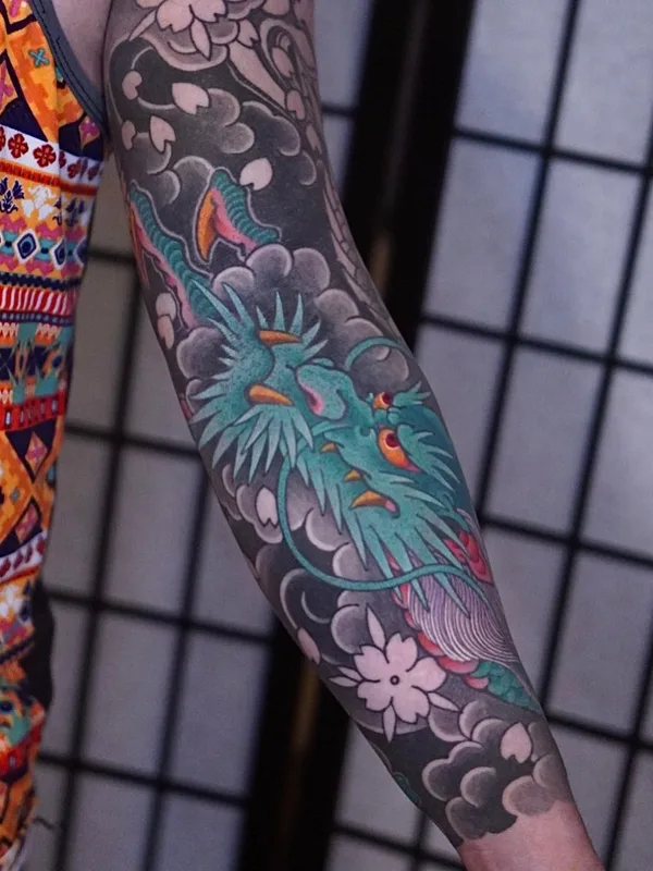 color japanese Tatuaggio su forearm #61073 | Tatuatore baki_ots