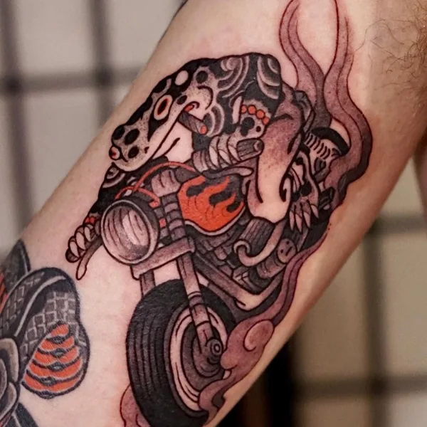 Ориентал tattoo by baki_ots in San Diego