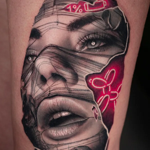 Realism tattoo by Dani Ginzburg in Tel Aviv - Jaffa