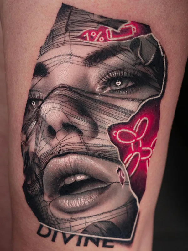 Realism tattoo by Dani Ginzburg in Tel Aviv - Jaffa