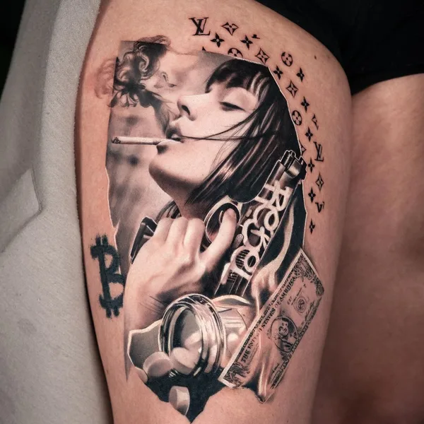 Realism tattoo by Dani Ginzburg in Tel Aviv - Jaffa
