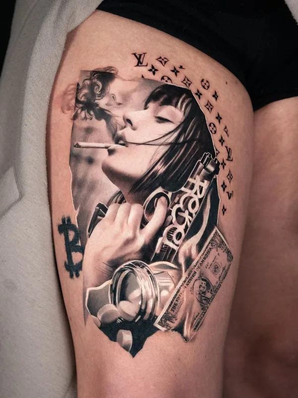 Realism tattoo by Dani Ginzburg in Tel Aviv - Jaffa