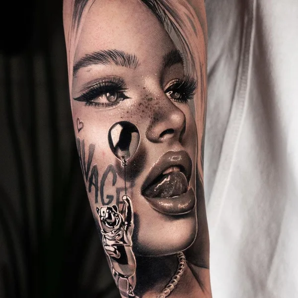 Realism tattoo by Dani Ginzburg in Tel Aviv - Jaffa