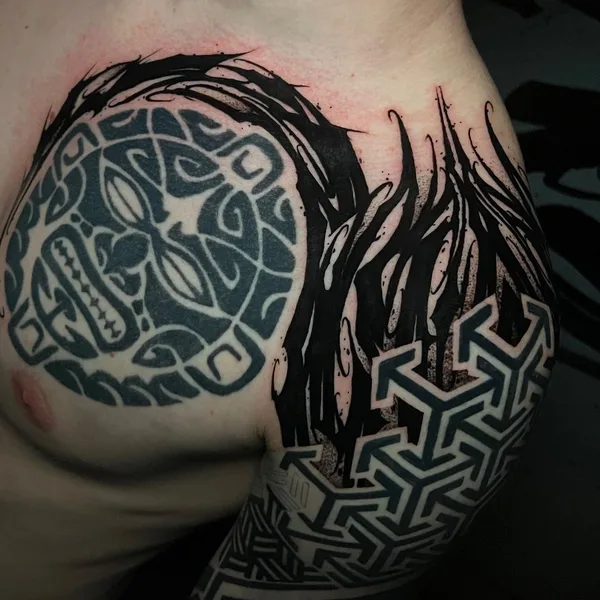 Леттеринг tattoo by Никита Ермачек in Москва