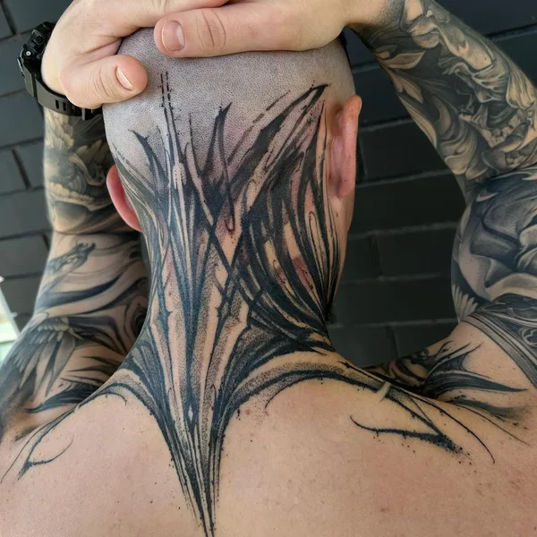 Леттеринг tattoo by Никита Ермачек in Москва