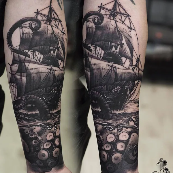 Author's Style tattoo by Sergey Butenko in Wrocław