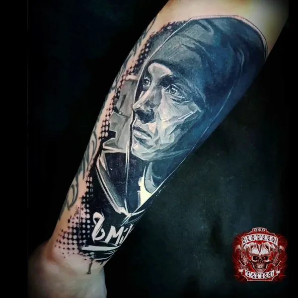 miniature tattoo by BUFFOON-TATTOO studio in Уфа