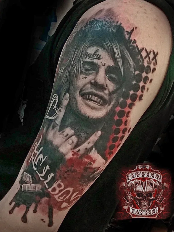 color realism tattoo auf upper arm #64074 | Tätowierer BUFFOON-TATTOO studio