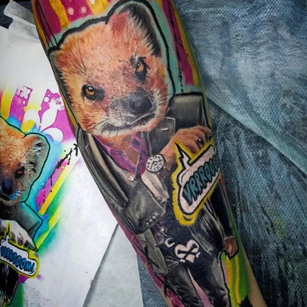 miniature tattoo by BUFFOON-TATTOO studio in Уфа