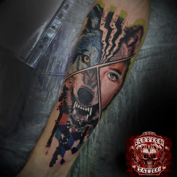 miniature tattoo by BUFFOON-TATTOO studio in Уфа