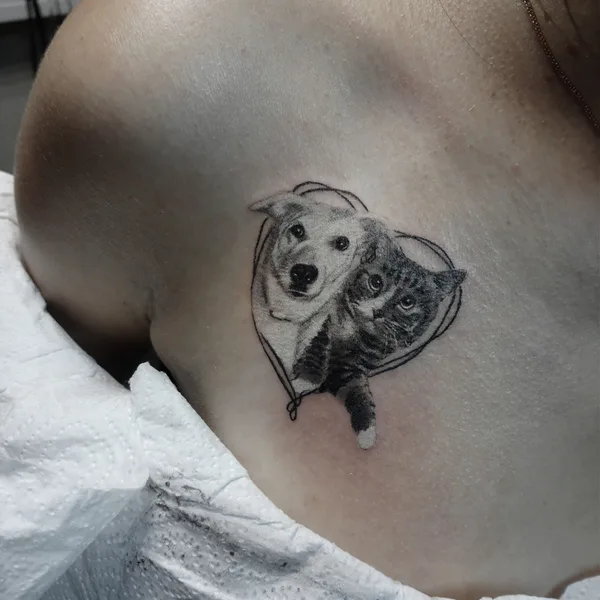 miniature tattoo by BUFFOON-TATTOO studio in Уфа