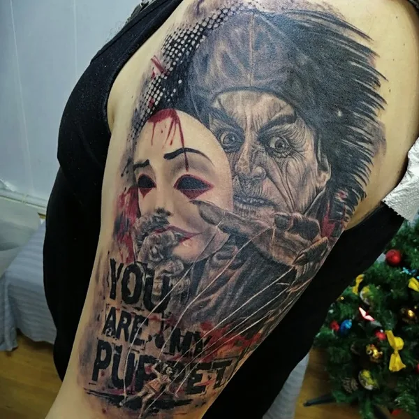 miniature tattoo by BUFFOON-TATTOO studio in Уфа