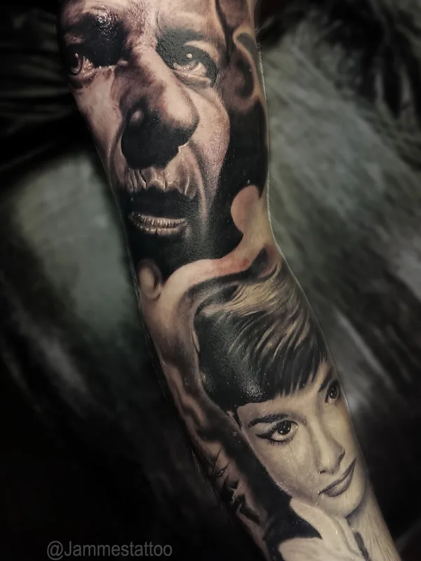 black and grey realism татуировка на forearm #35625 | Тату мастер jammes 