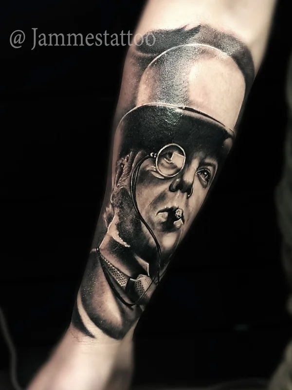 black and grey realism татуировка на forearm #35624 | Тату мастер jammes 