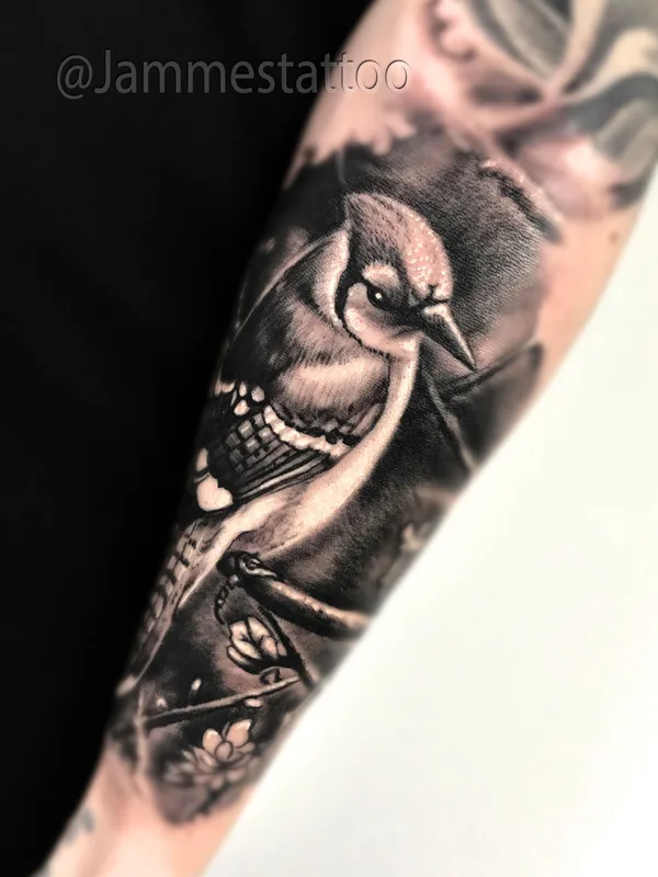 black and grey realism татуировка на forearm #35627 | Тату мастер jammes 