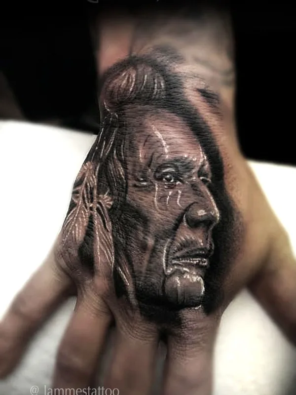 black and grey realism татуировка на hand #35621 | Тату мастер jammes 