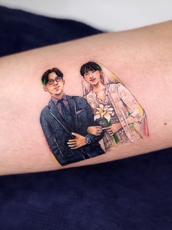 color illustrative татуировка на forearm #53518 | Тату мастер SooSoo