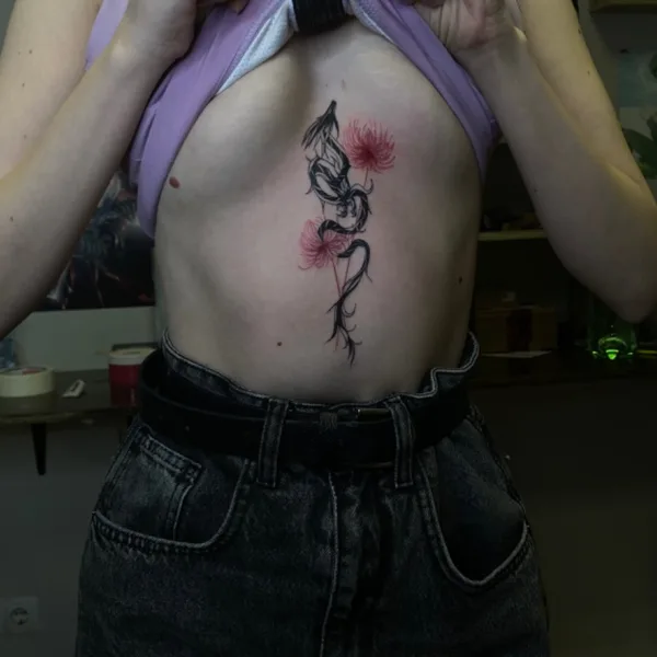 Graphic tattoo by Дмитрий Войтенко in Саратов