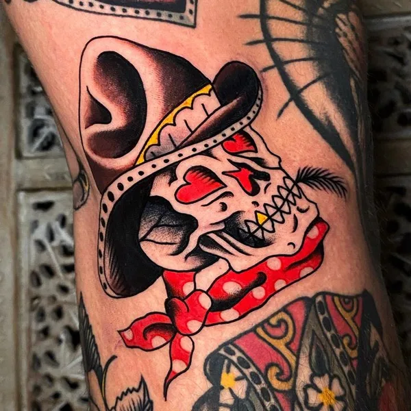 Traditional tattoo by Mattia Esposito in Roma