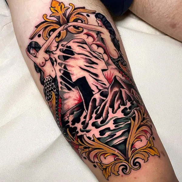 Traditional tattoo by Mattia Esposito in Roma