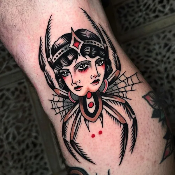 Traditional tattoo by Mattia Esposito in Roma