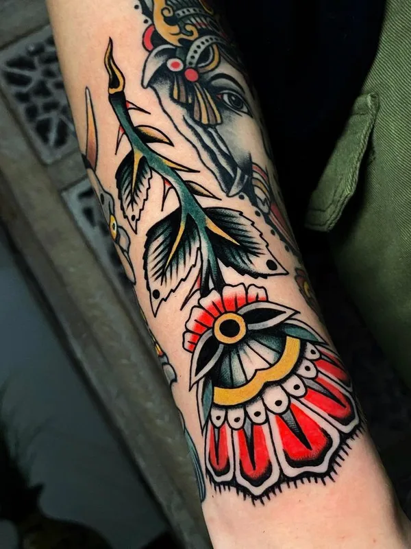color traditional 타투 부위 forearm #66011 | 타투이스트 Mattia Esposito