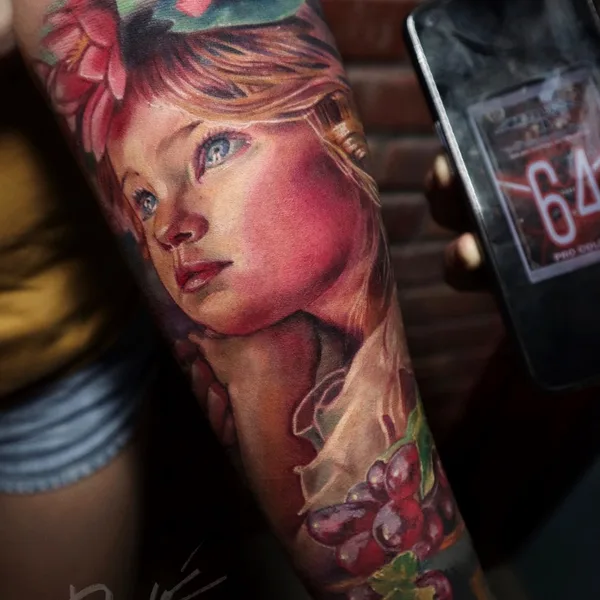 Realism tattoo by Ricardo David in Pasay