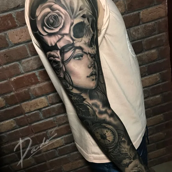Realism tattoo by Ricardo David in Pasay