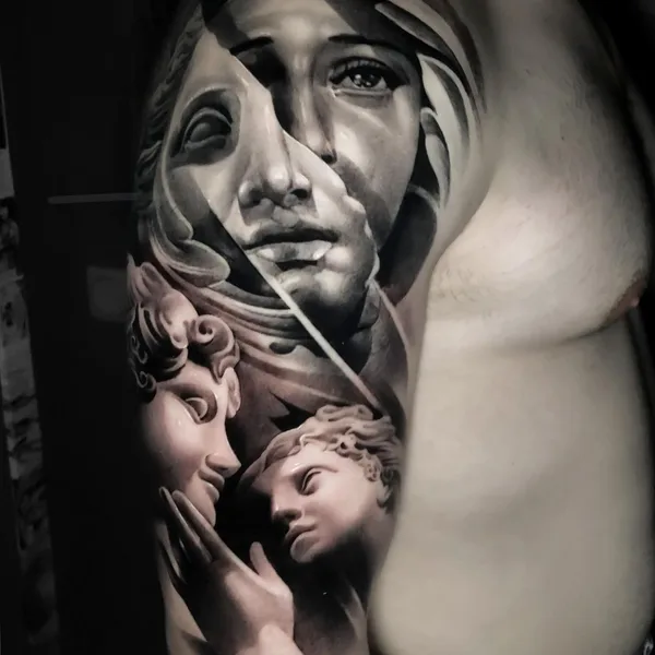 Реализм tattoo by Евгений Швырев in Москва