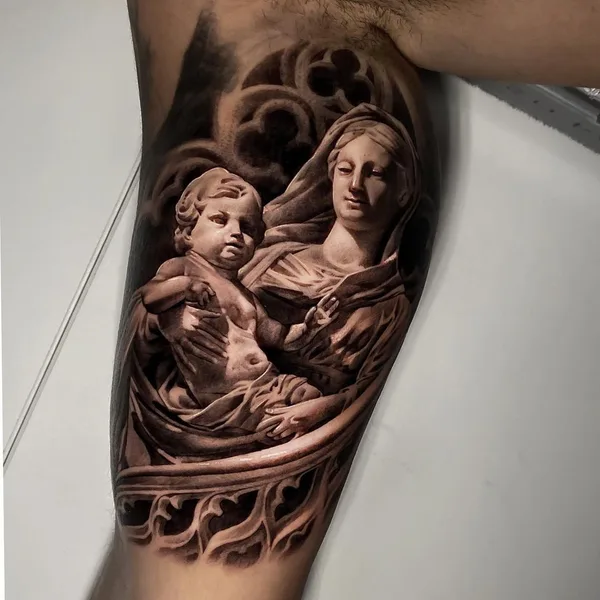 Реализм tattoo by Евгений Швырев in Москва