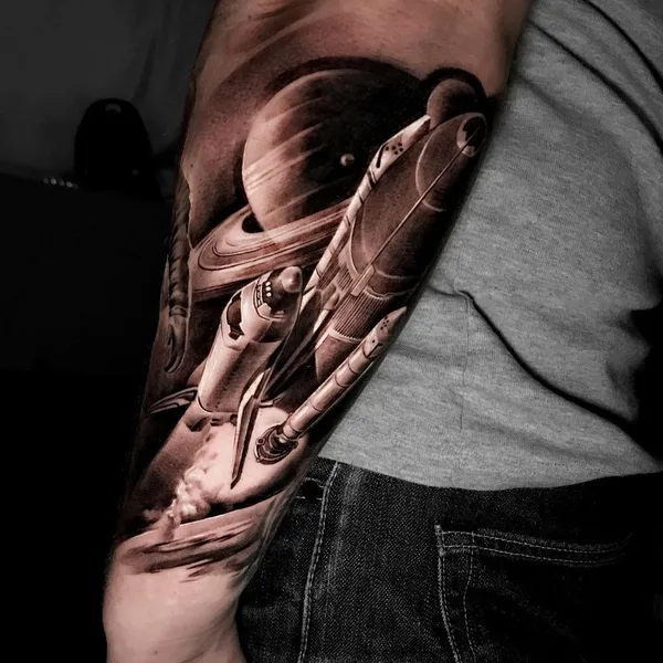 Реализм tattoo by Евгений Швырев in Москва