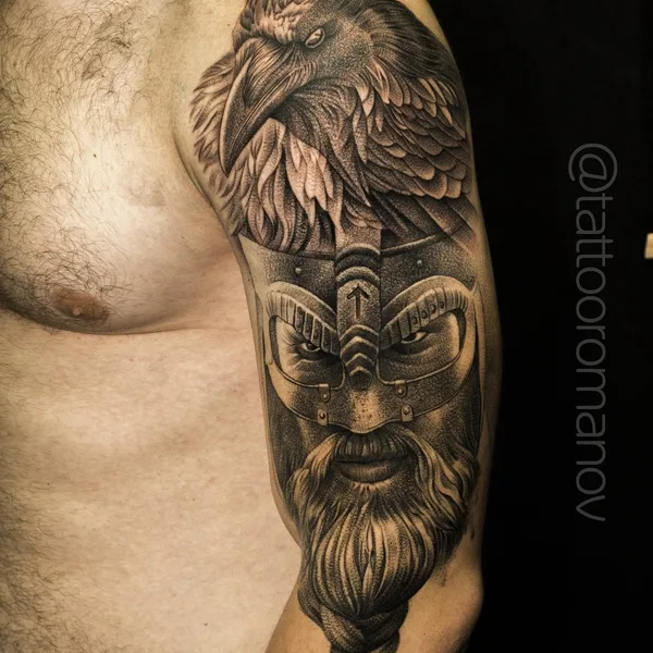 whipshading tattoo by Олег Романов in Владимир