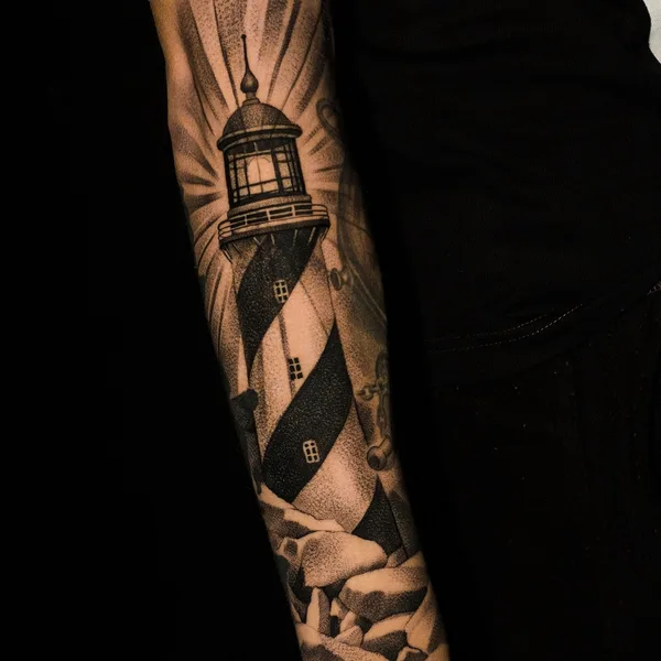 whipshading tattoo by Олег Романов in Владимир