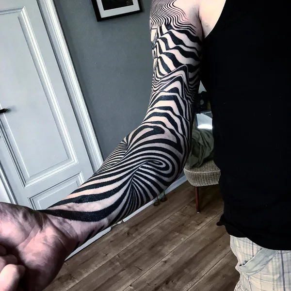 Dotwork tattoo by Daniele Lo Scritto in Zürich