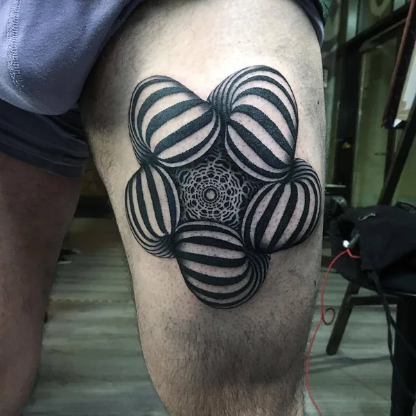 Dotwork tattoo by Daniele Lo Scritto in Zürich