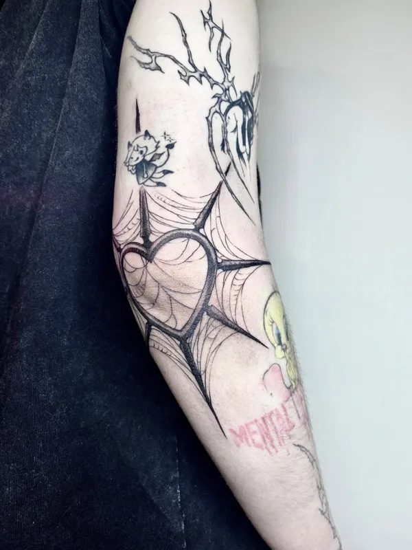 black blackwork татуировка на forearm #70424 | Тату мастер Лика Лесова