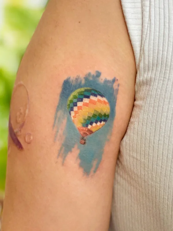 color watercolor татуировка на upper arm #38037 | Тату мастер Tattooist Woo