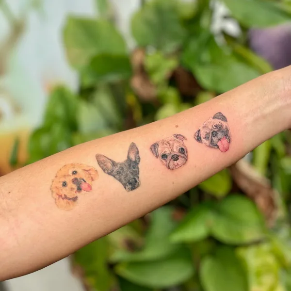 Color tattoo by Tattooist Woo