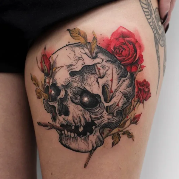 Author's Style tattoo by Deborah Genchi in Bari