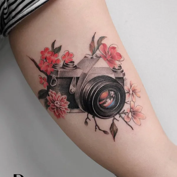 Author's Style tattoo by Deborah Genchi in Bari