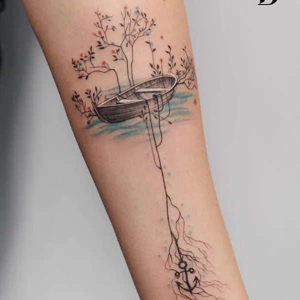 Author's Style tattoo by Deborah Genchi in Bari