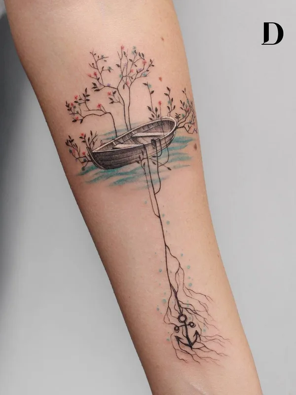 color illustrative татуировка на forearm #27874 | Тату мастер Deborah Genchi