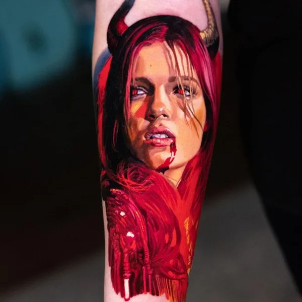 Realism tattoo by Denis Sivak in New York City