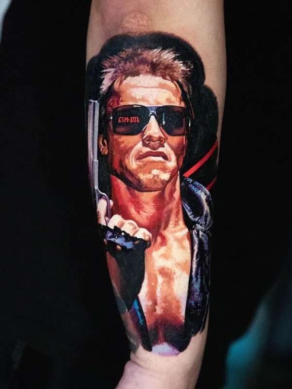 color photorealism tatuaje en forearm #64140 | Tatuador Denis Sivak