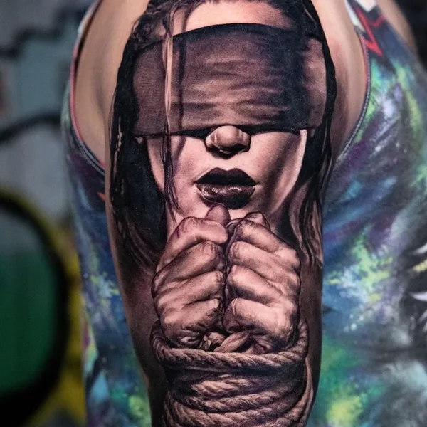 Realism tattoo by Denis Sivak in New York City