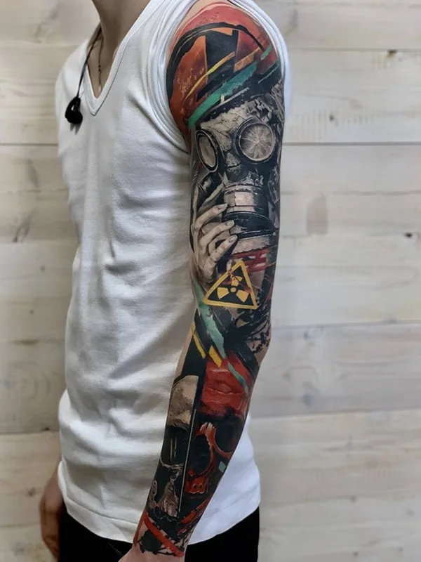 color realism 타투 부위 full sleeve #28913 | 타투이스트 Denis Pokazanoff