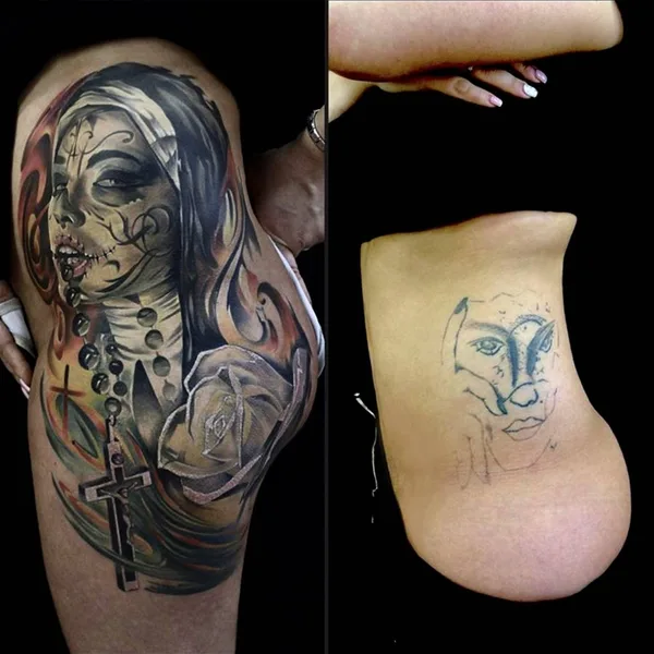 Realism tattoo by Denis Pokazanoff in Красноярск