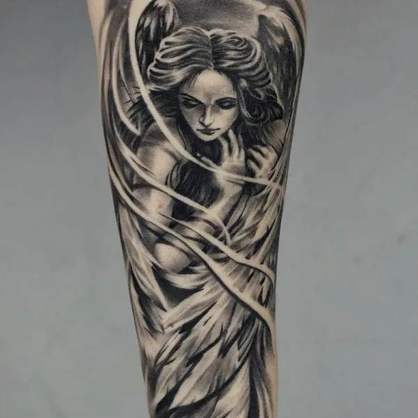 Realism tattoo by Denis Pokazanoff in Красноярск