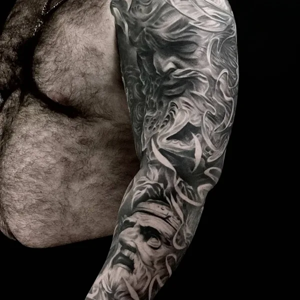 Realism tattoo by Denis Pokazanoff in Красноярск